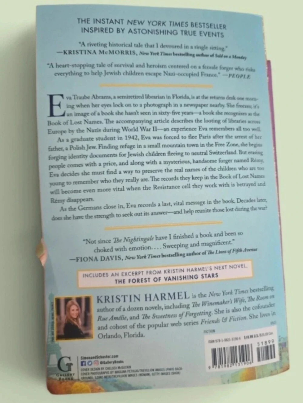 The Book of Lost Names - Blue Cover